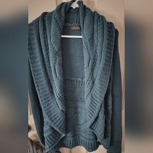 The Limited Teal circle cardigan